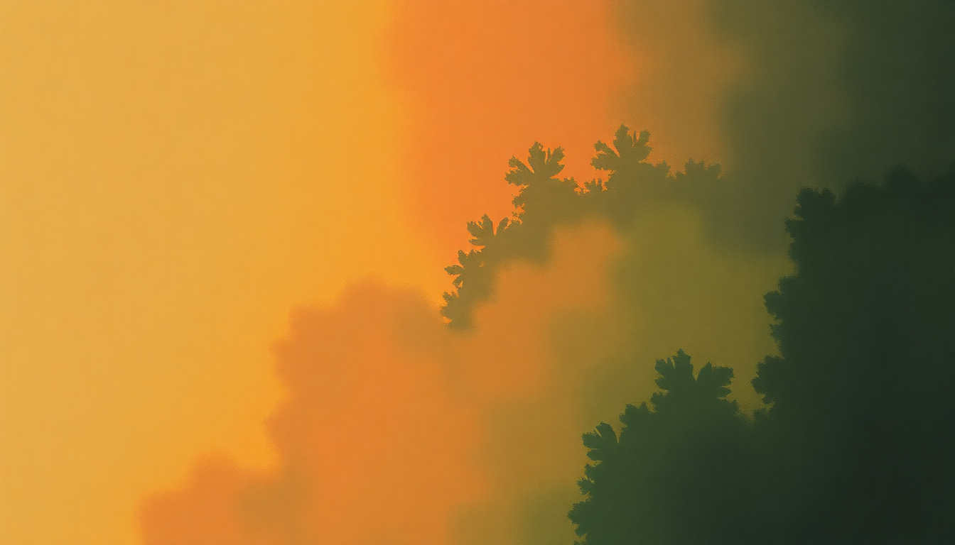 Fan-driven abstract illustration evoking the emotional arc of By the Time I Get to Phoenix by Isaac Hayes