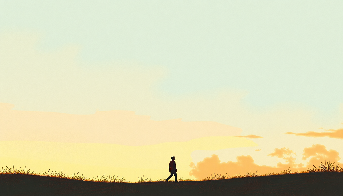 Fan-driven abstract illustration evoking the emotional arc of Caminando Por La Vida by Banda MS