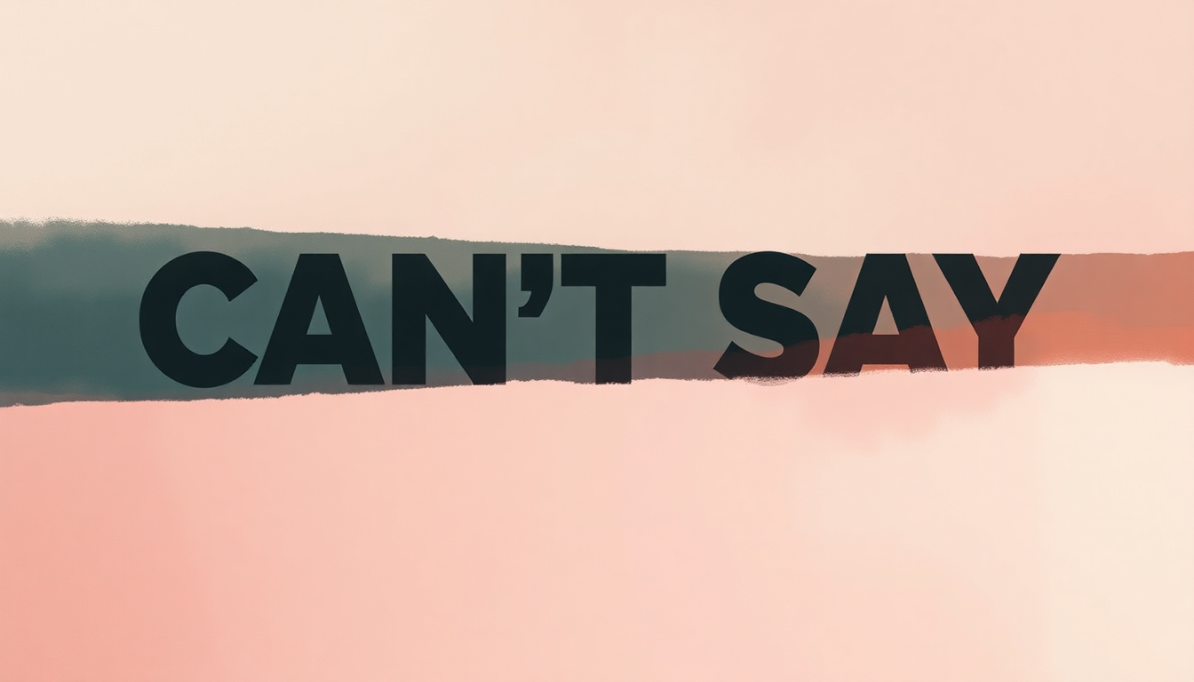 Fan-driven abstract illustration evoking the emotional arc of Can't Say by Travis Scott