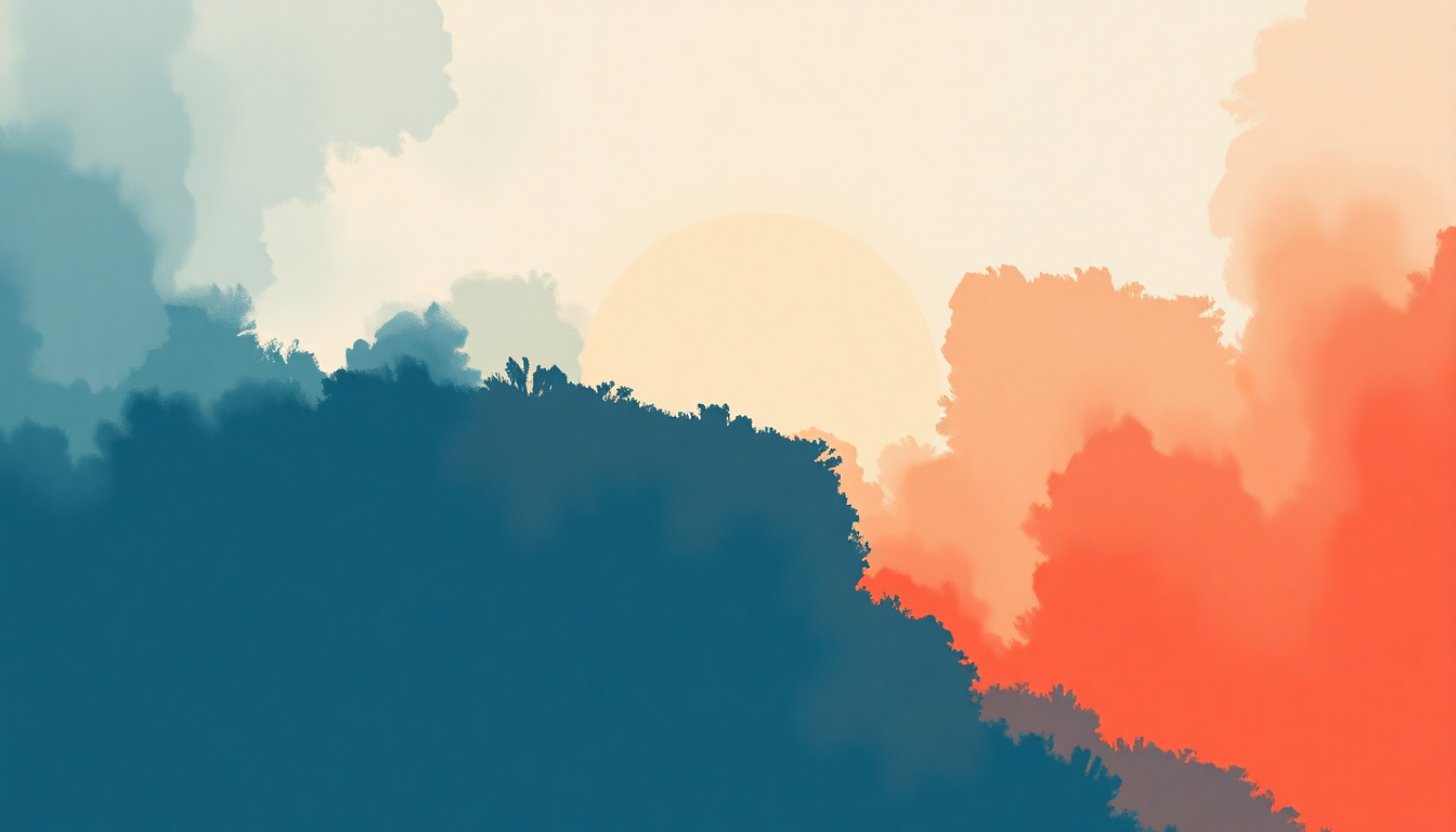 Fan-driven abstract illustration evoking the emotional arc of Can't Tell Me Nothing by Kanye West