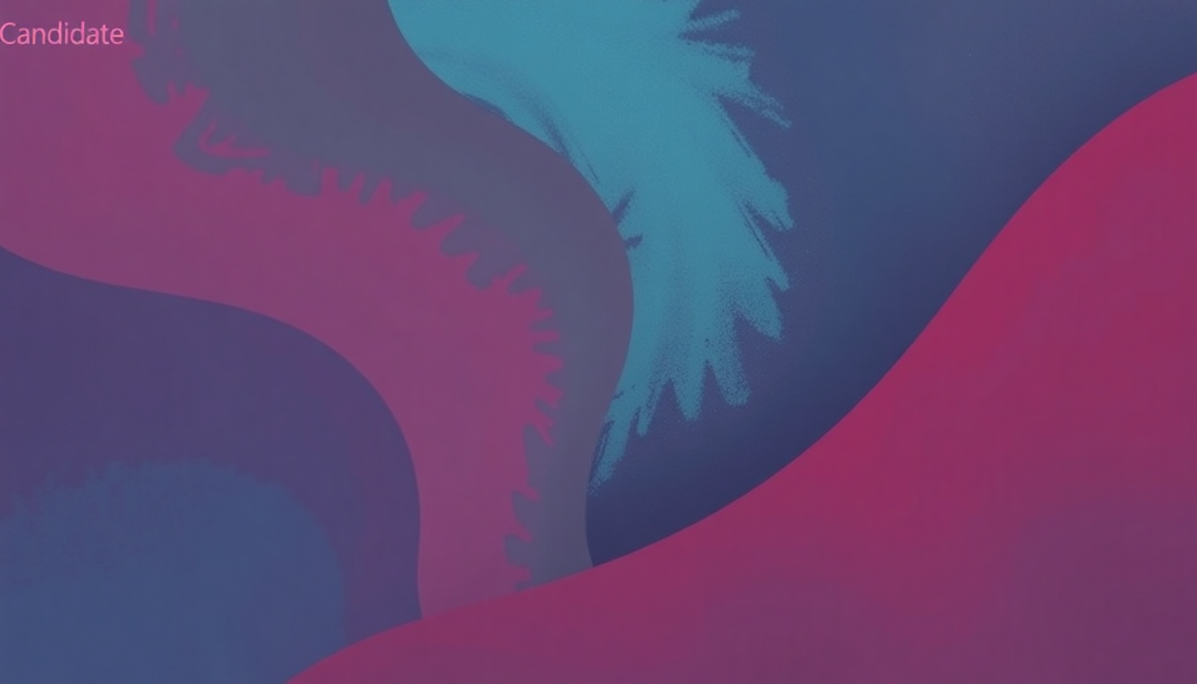Fan-driven abstract illustration evoking the emotional arc of Candidate by Joy Division