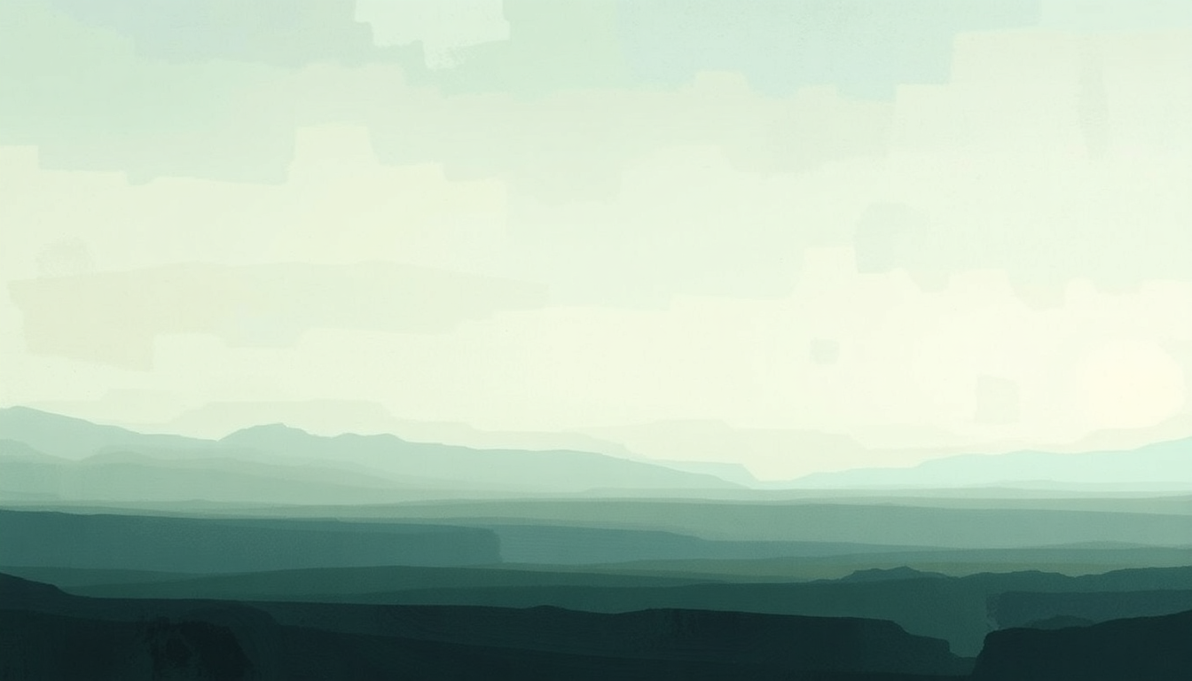 Fan-driven abstract illustration evoking the emotional arc of Capsized by Andrew Bird