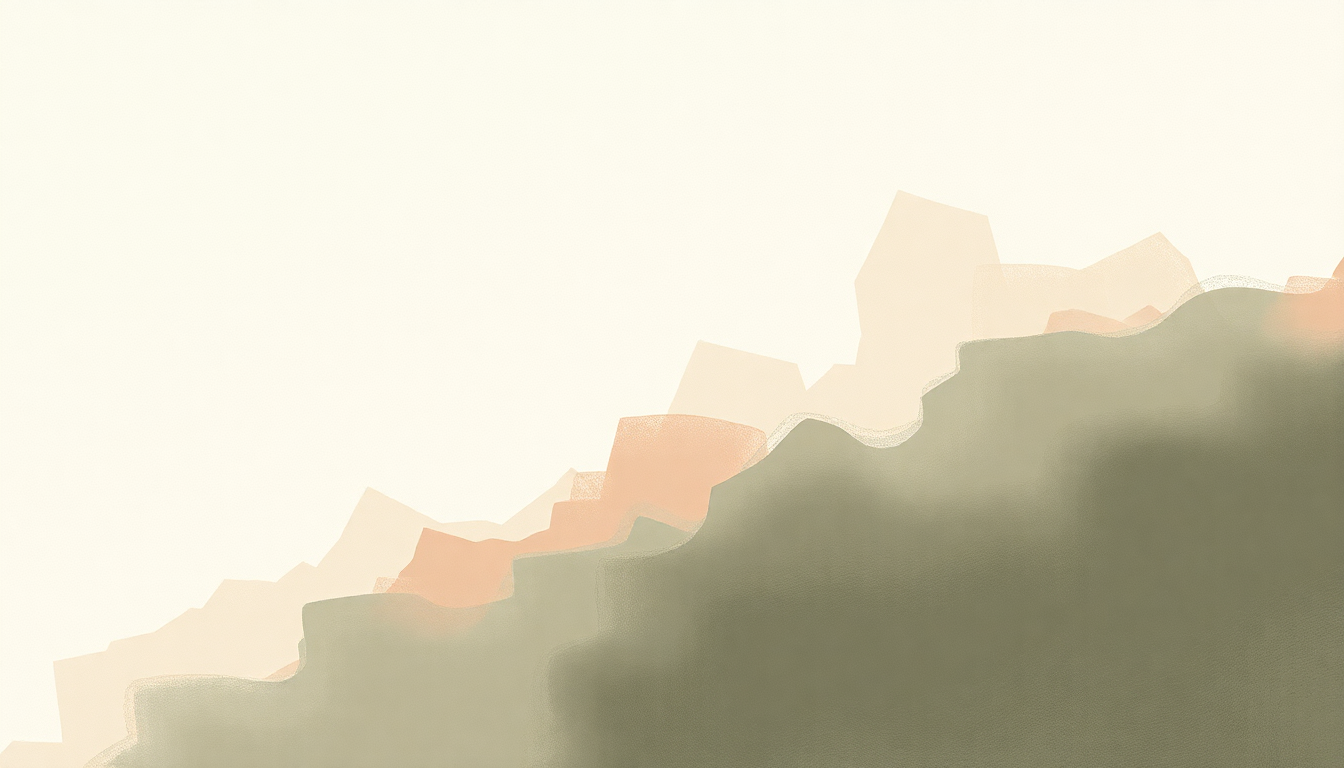 Fan-driven abstract illustration evoking the emotional arc of Caring Is Creepy by The Shins