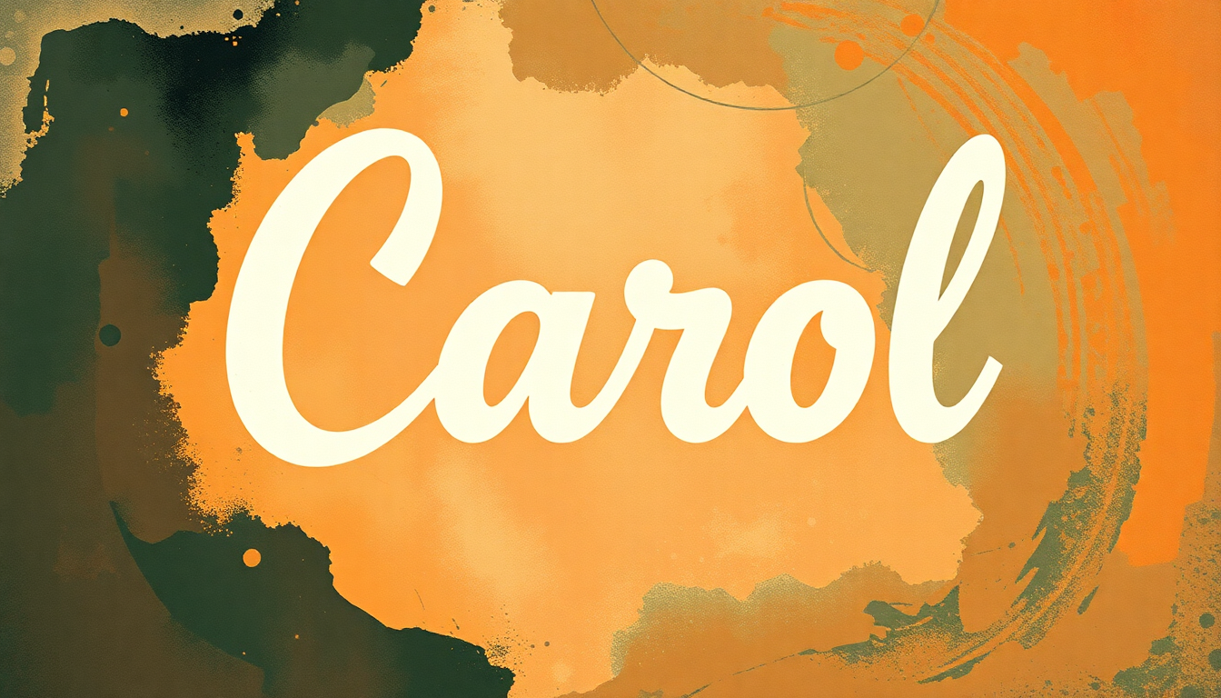 Fan-driven abstract illustration evoking the emotional arc of Carol by Chuck Berry