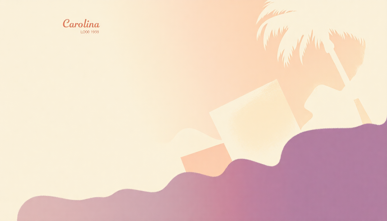 Fan-driven abstract illustration evoking the emotional arc of Carolina by Harry Styles