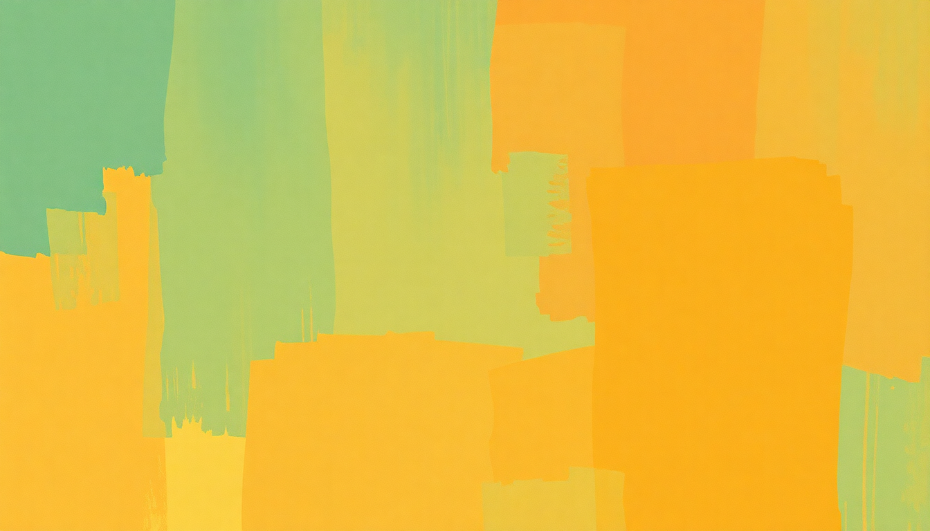 Fan-driven abstract illustration evoking the emotional arc of Carrot Rope by Pavement
