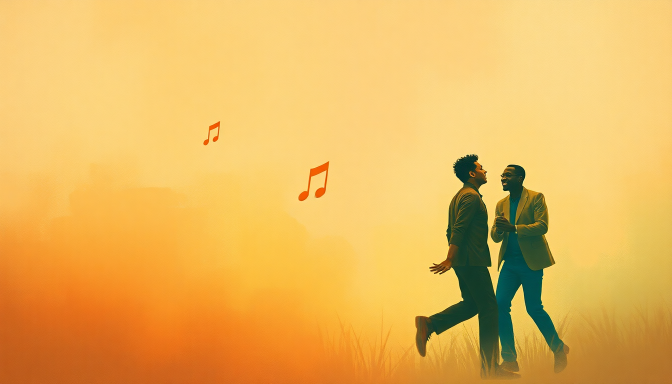Fan-driven abstract illustration evoking the emotional arc of Catfish by The Four Tops