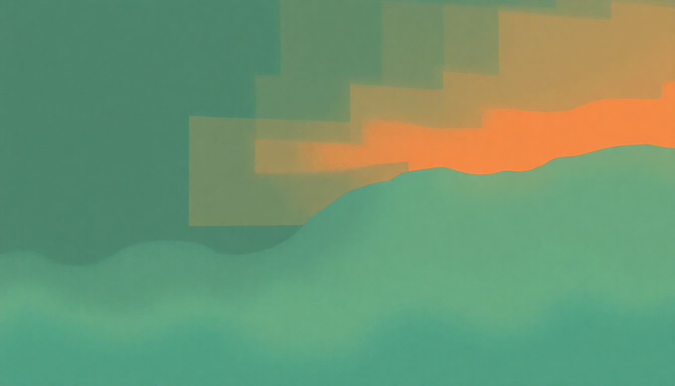 Fan-driven abstract illustration evoking the emotional arc of Cath... by Death Cab for Cutie