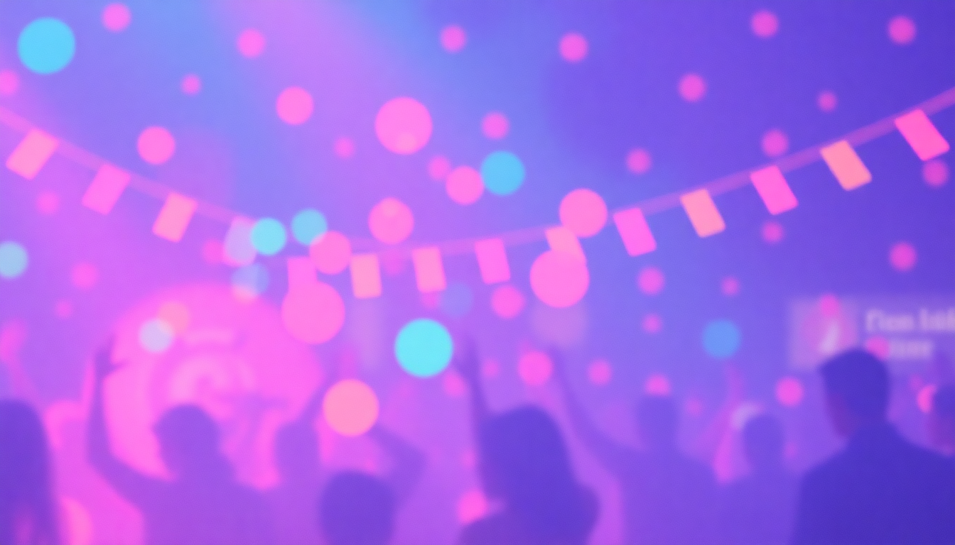 Fan-driven abstract illustration evoking the emotional arc of Celebration by Kool and the Gang