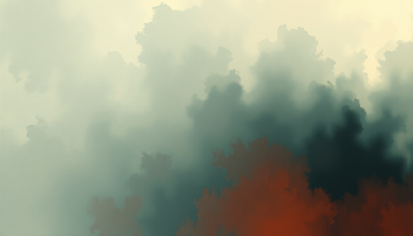 Fan-driven abstract illustration evoking the emotional arc of Celeste Aida by Giuseppe Verdi