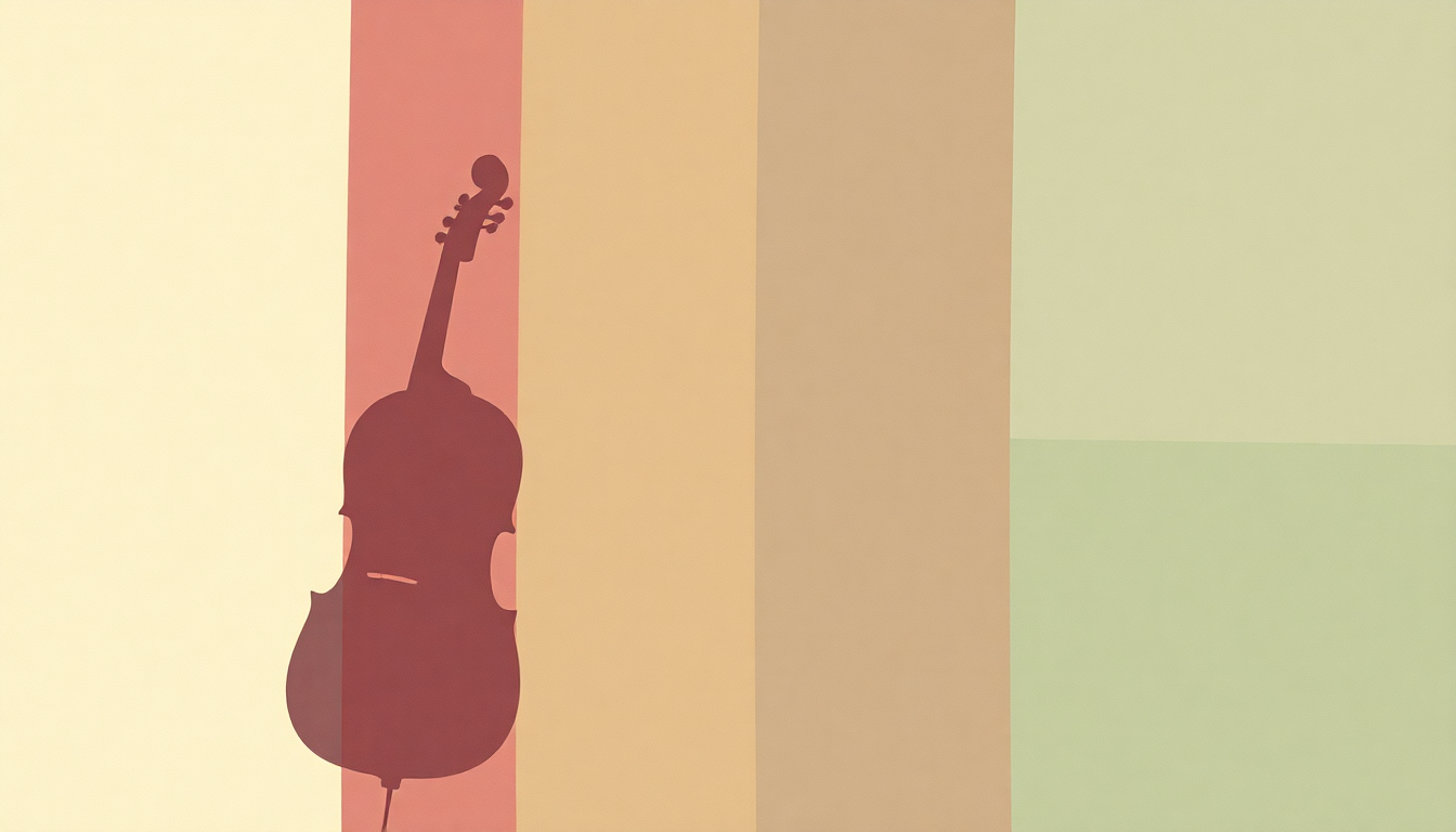 Fan-driven abstract illustration evoking the emotional arc of Cello Suite No. 1 in G major, BWV 1007: Prelude by Johann Sebastian Bach