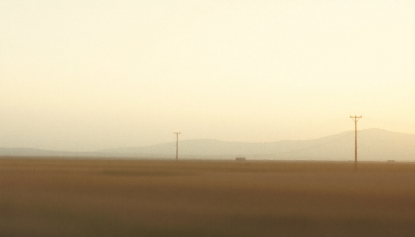 Fan-driven abstract illustration evoking the emotional arc of Central Texas by Stars of the Lid