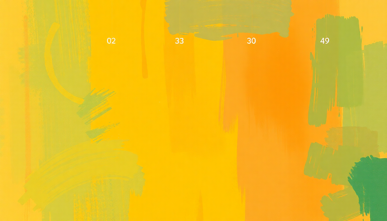 Fan-driven abstract illustration evoking the emotional arc of C'est Si Bon by Louis Armstrong