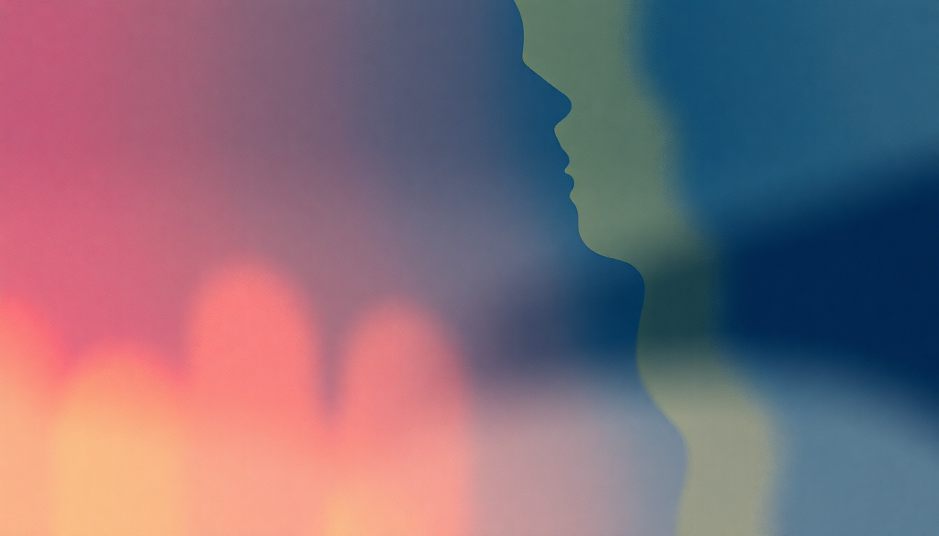 Fan-driven abstract illustration evoking the emotional arc of Change by Tears for Fears