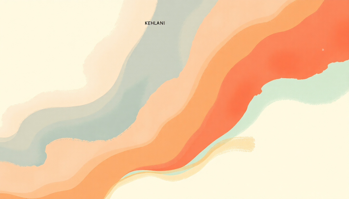 Fan-driven abstract illustration evoking the emotional arc of Change Your Life by Kehlani