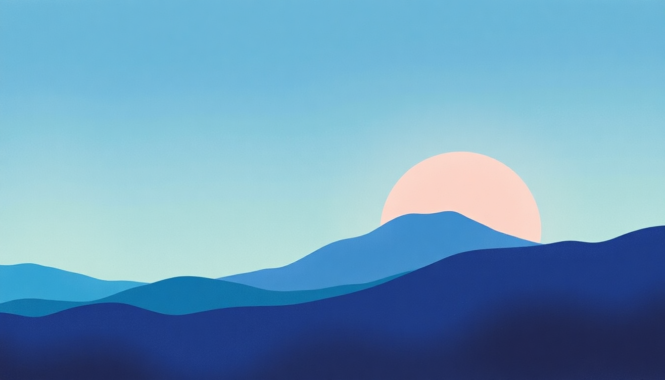 Fan-driven abstract illustration evoking the emotional arc of Changes by Yes