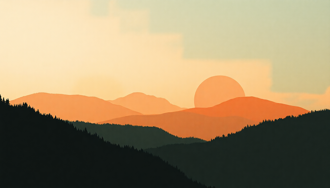 Fan-driven abstract illustration evoking the emotional arc of Cherokee by Cat Power