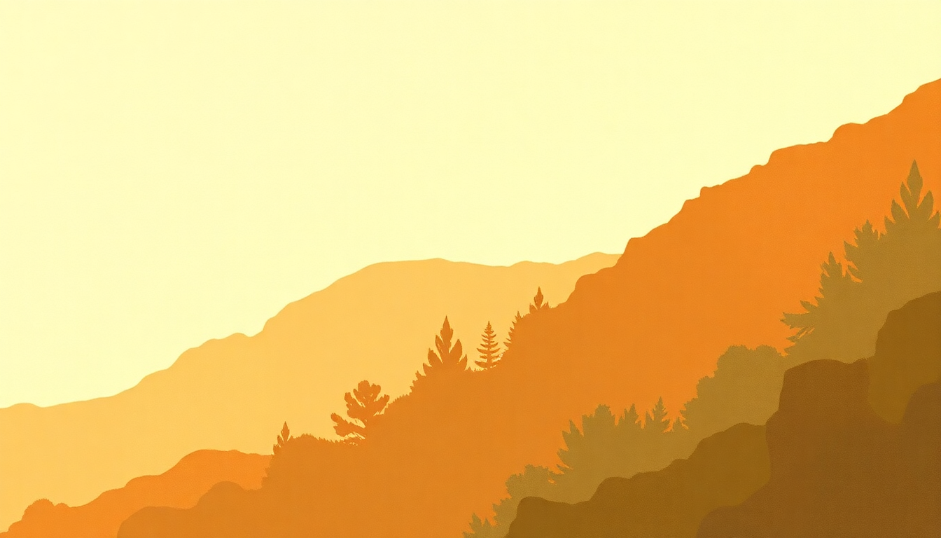 Fan-driven abstract illustration evoking the emotional arc of Cherokee by Joe Pass