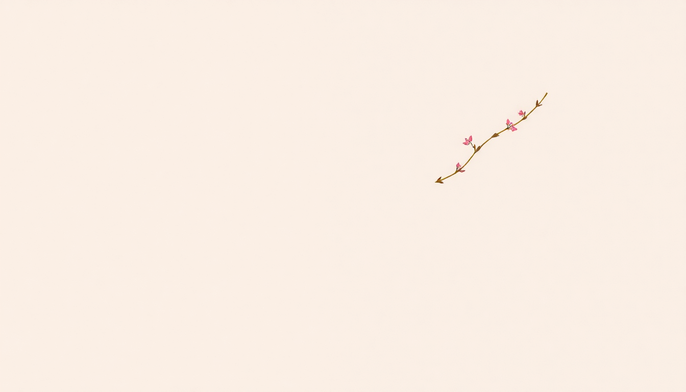 Fan-driven abstract illustration evoking the emotional arc of Cherry Blossom Girl by Air