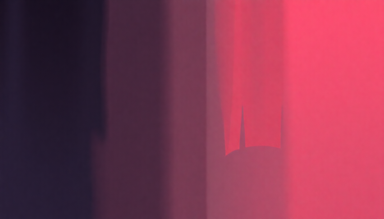 Fan-driven abstract illustration evoking the emotional arc of Cherry Came Too by The Jesus and Mary Chain
