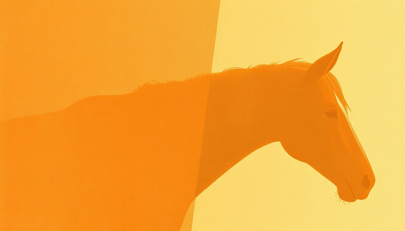 Fan-driven abstract illustration evoking the emotional arc of Chestnut Mare by The Byrds