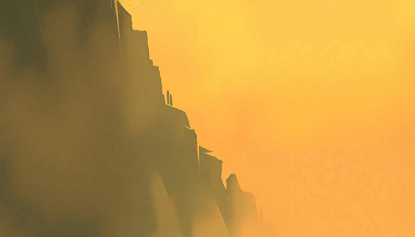 Fan-driven abstract illustration evoking the emotional arc of Chi Mai by Ennio Morricone
