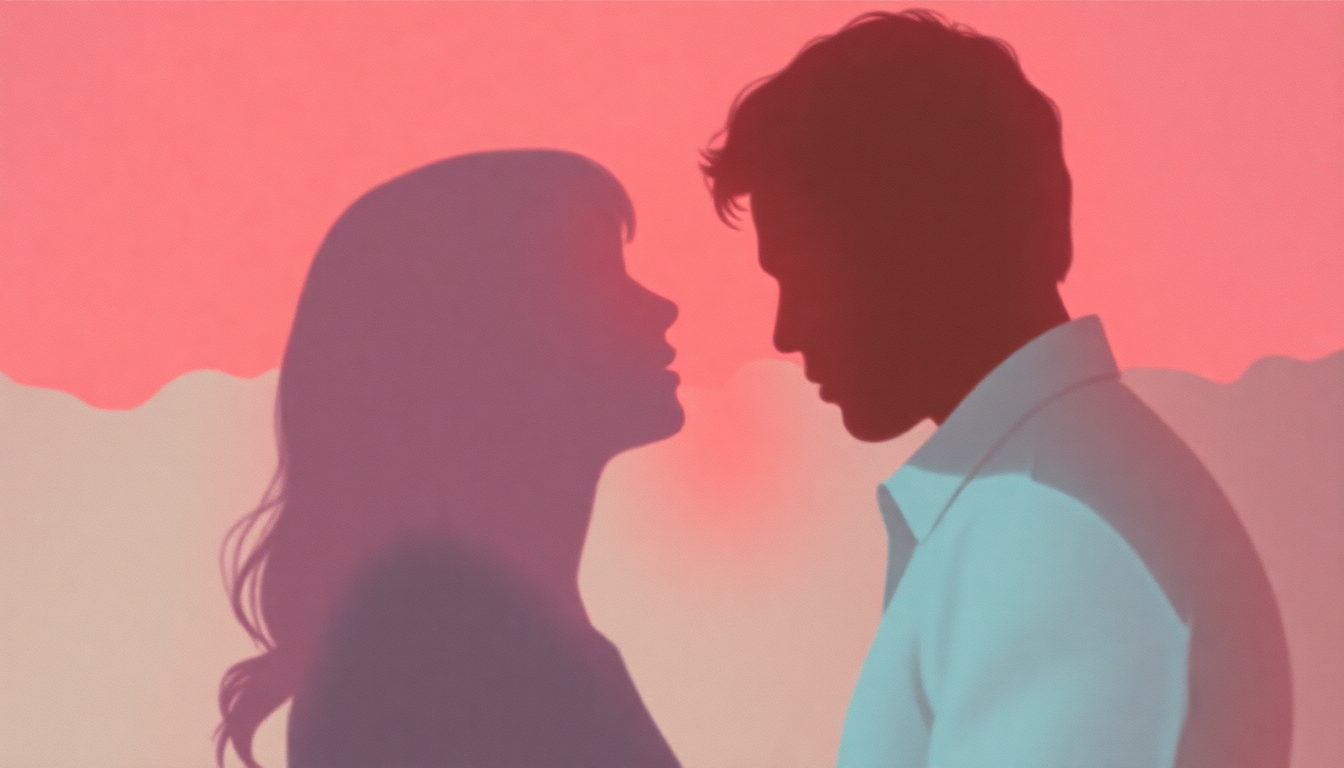 Fan-driven abstract illustration evoking the emotional arc of Choosey Lover by Isley Brothers