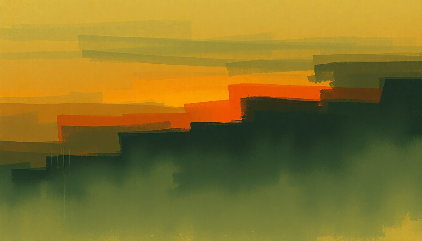 Fan-driven abstract illustration evoking the emotional arc of Chords of Fame by Phil Ochs