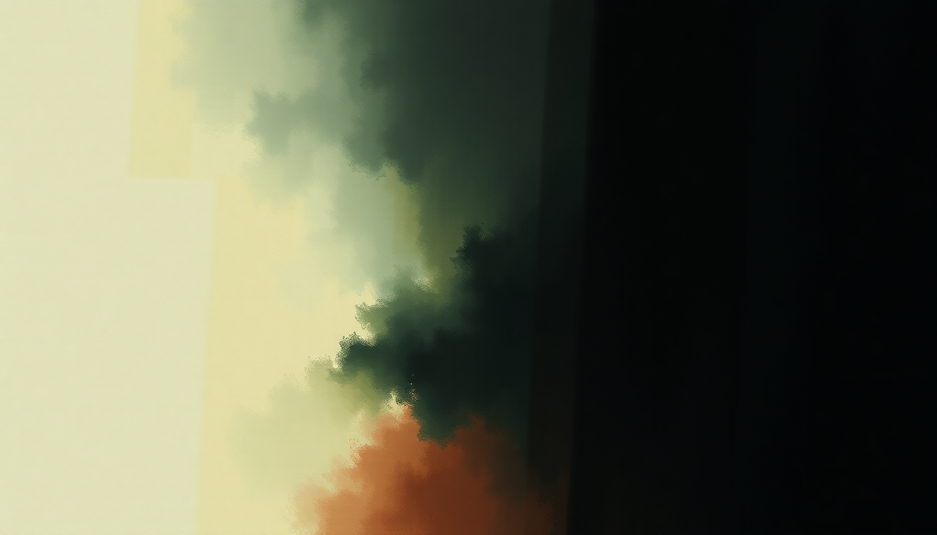 Fan-driven abstract illustration evoking the emotional arc of Choreomania by Florence + The Machine