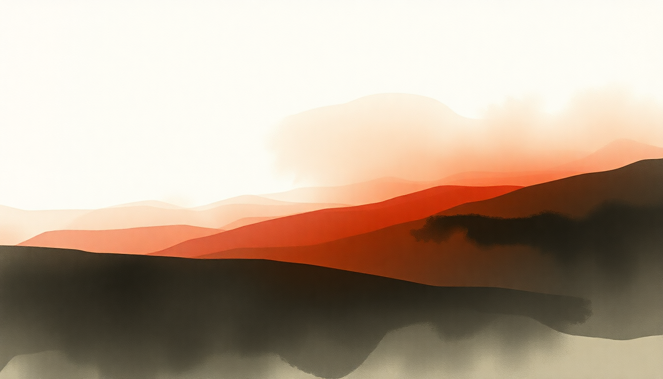 Fan-driven abstract illustration evoking the emotional arc of Christiansands by Tricky