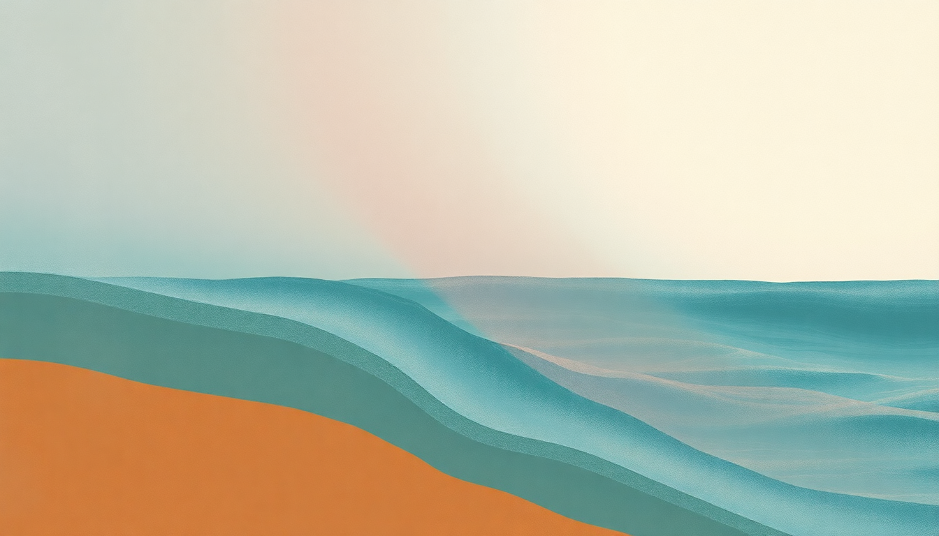 Fan-driven abstract illustration evoking the emotional arc of Chrome Waves by Ride