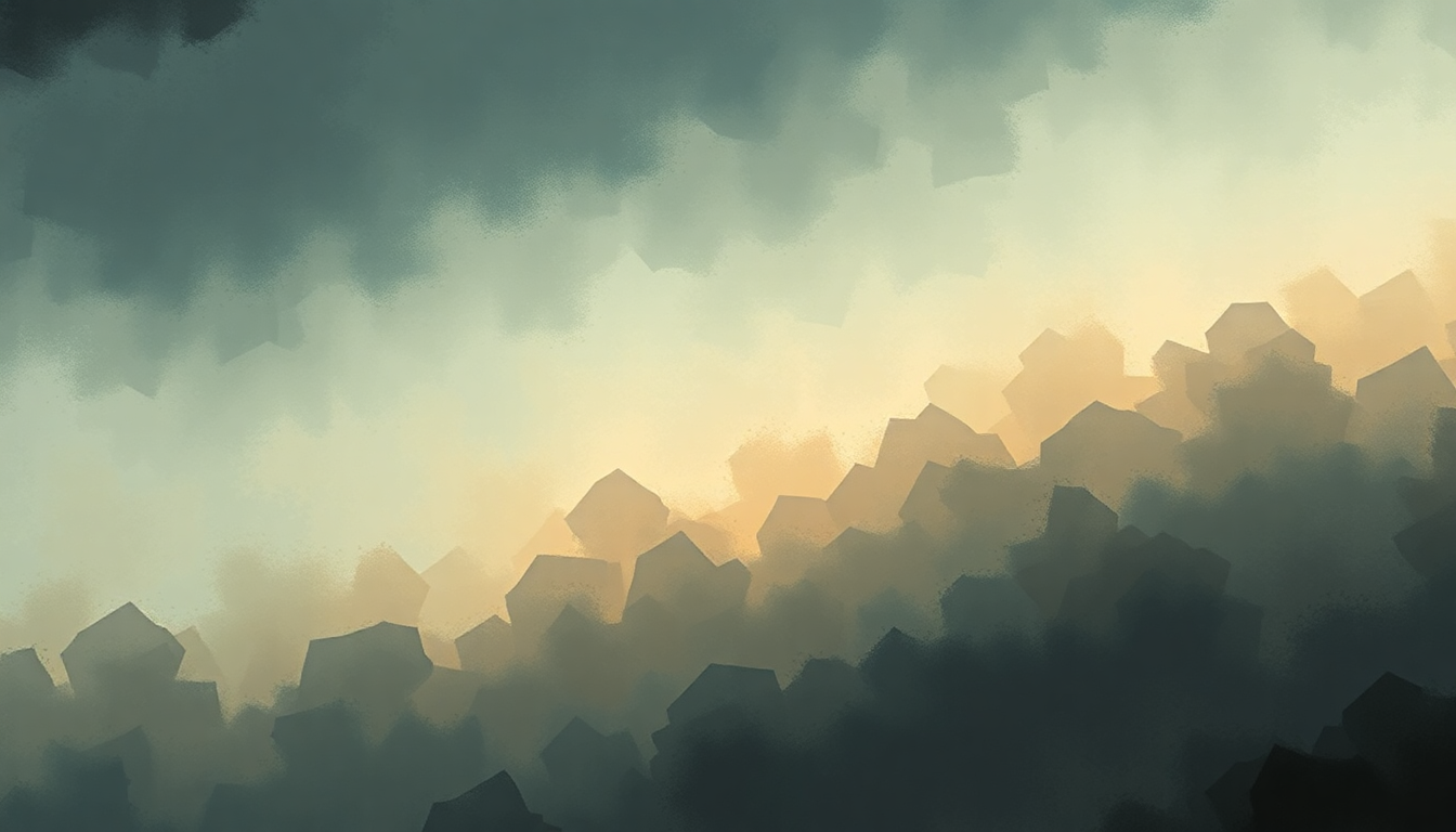 Fan-driven abstract illustration evoking the emotional arc of Chrysalis by Opeth