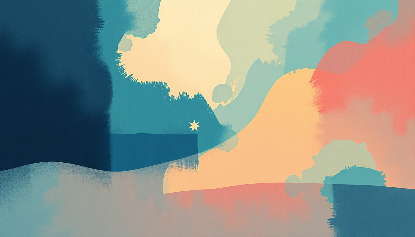 Fan-driven abstract illustration evoking the emotional arc of Chunky by Bruno Mars