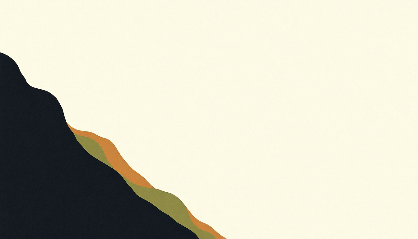 Fan-driven abstract illustration evoking the emotional arc of CI by Labradford