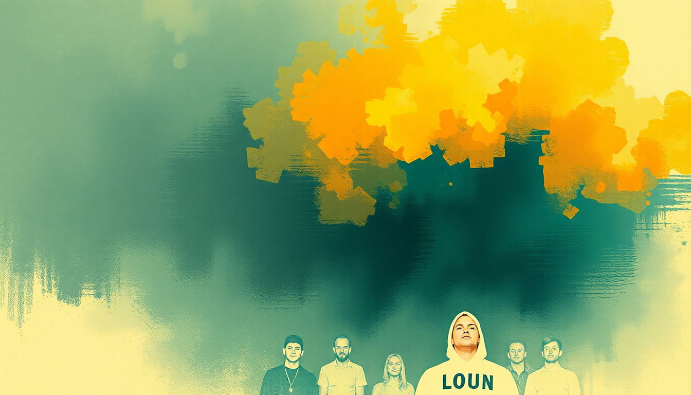 Fan-driven abstract illustration evoking the emotional arc of Cinderella Man by Eminem