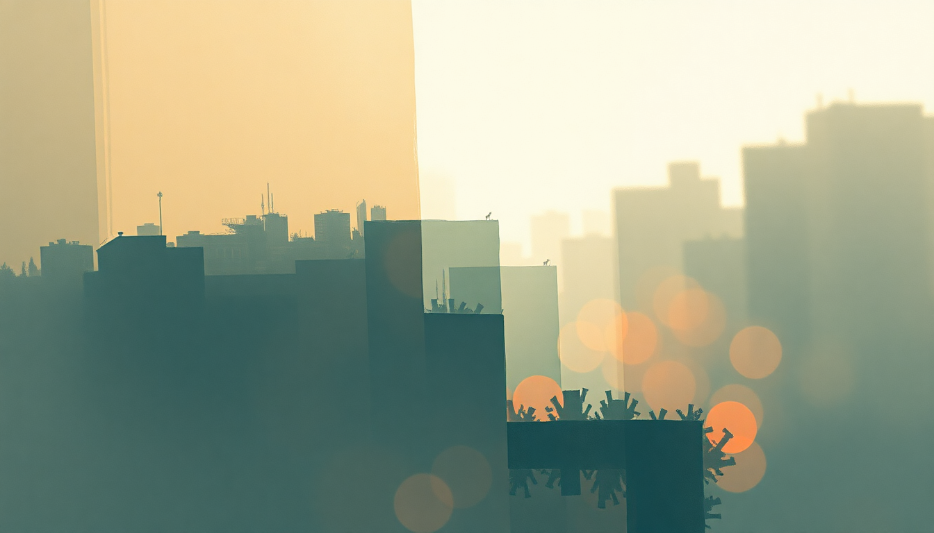 Fan-driven abstract illustration evoking the emotional arc of City Looks Pretty by Courtney Barnett