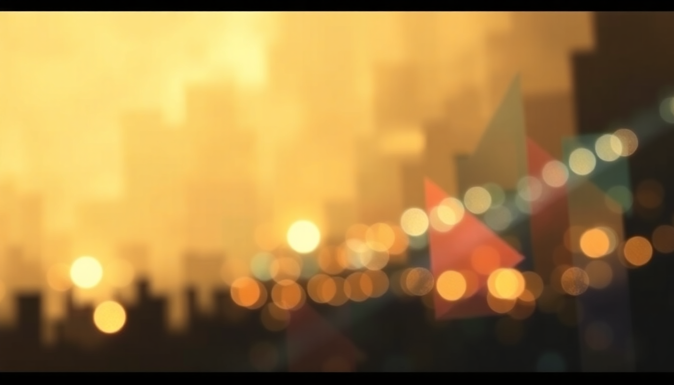 Fan-driven abstract illustration evoking the emotional arc of City of Blinding Lights by U2