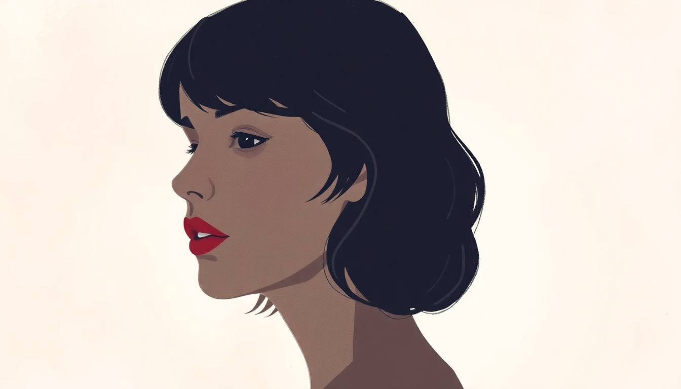 Fan-driven abstract illustration evoking the emotional arc of Clara Bow by Taylor Swift