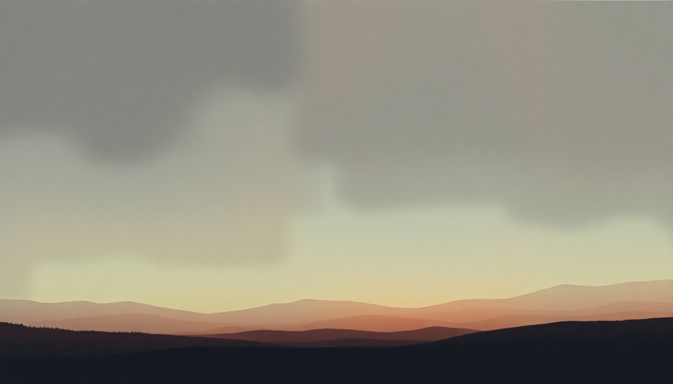 Fan-driven abstract illustration evoking the emotional arc of Claudia Lewis by M83