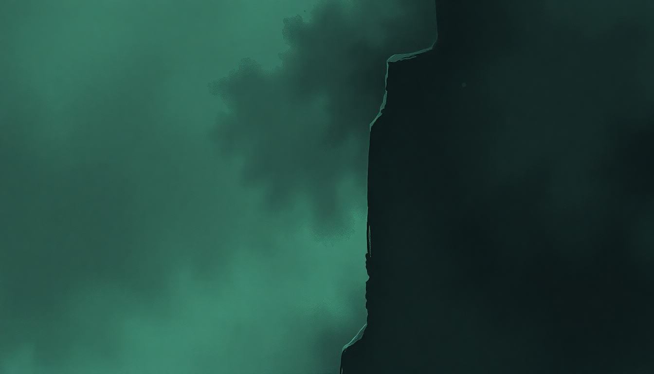 Fan-driven abstract illustration evoking the emotional arc of Climbing Up the Walls by Radiohead