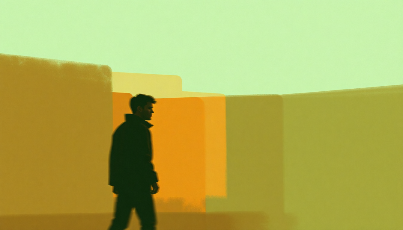 Fan-driven abstract illustration evoking the emotional arc of Clint Eastwood by Gorillaz