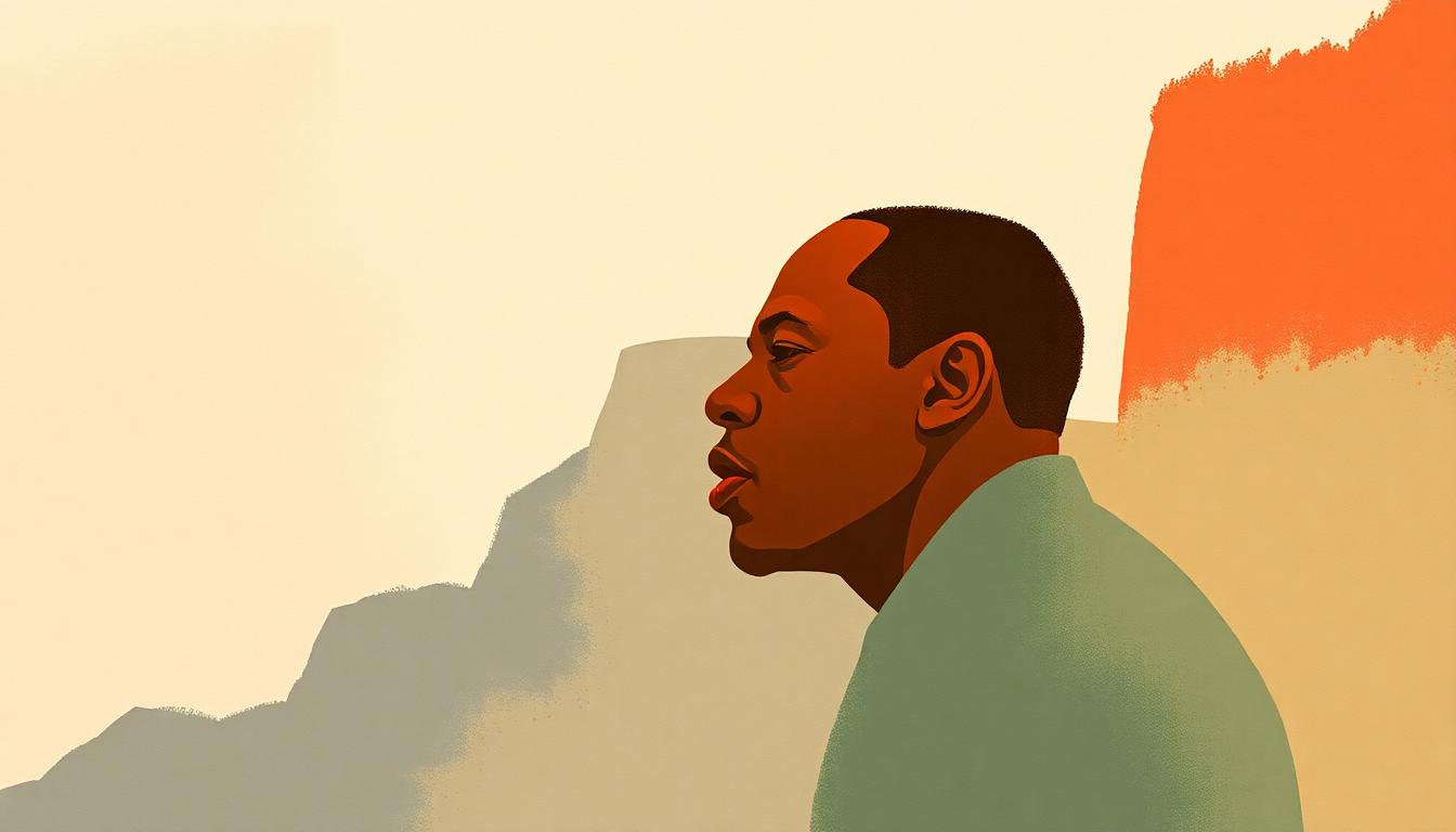Fan-driven abstract illustration evoking the emotional arc of Clique by Jay Z