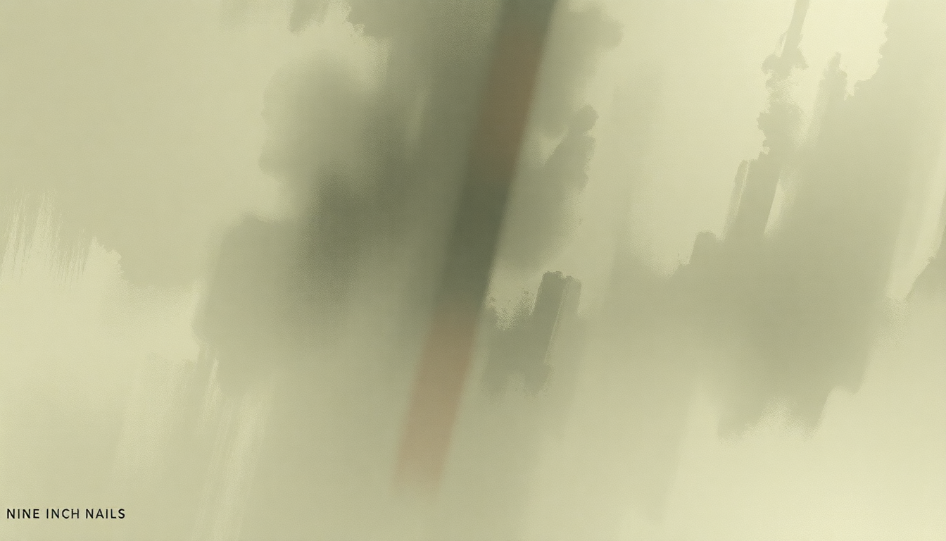 Fan-driven abstract illustration evoking the emotional arc of Closer by Nine Inch Nails