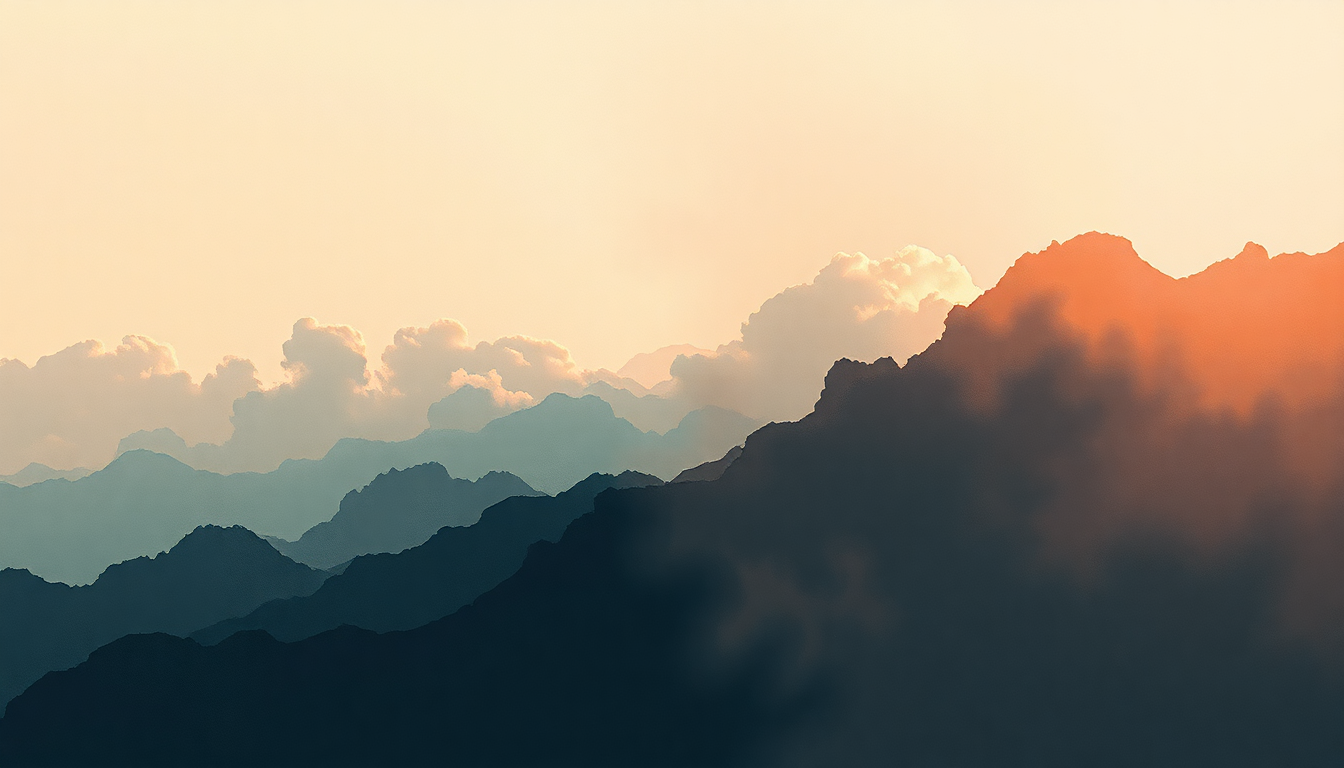 Fan-driven abstract illustration evoking the emotional arc of Cloudspotter by Foo Fighters