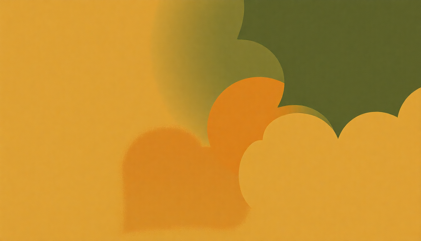 Fan-driven abstract illustration evoking the emotional arc of Coffee Blues by Lightnin Hopkins