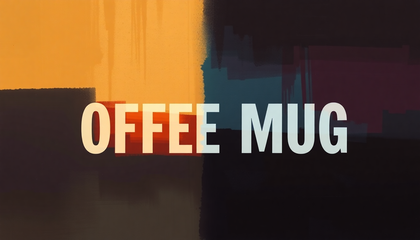 Fan-driven abstract illustration evoking the emotional arc of Coffee Mug by The Descendents