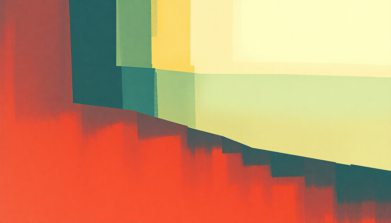 Fan-driven abstract illustration evoking the emotional arc of Color Blind by Maze