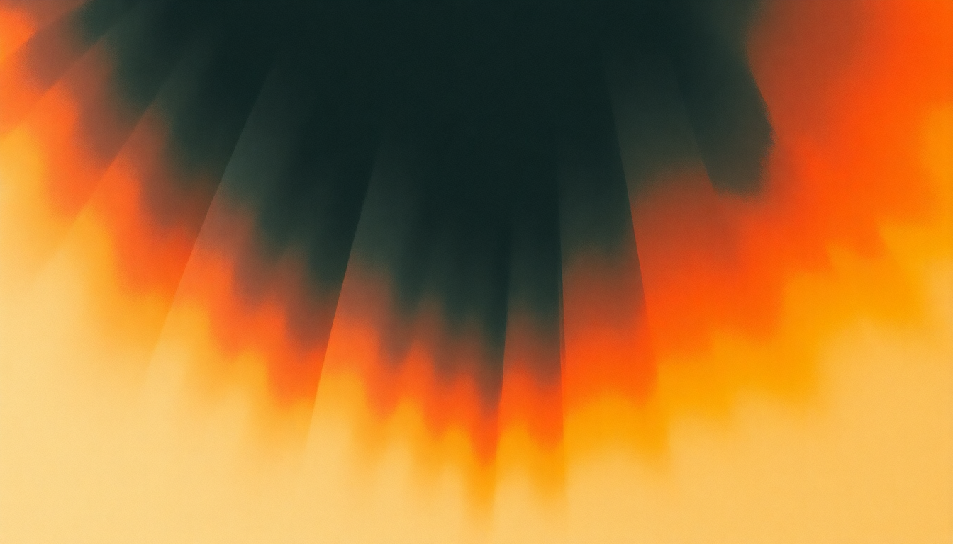 Fan-driven abstract illustration evoking the emotional arc of Come with Us by The Chemical Brothers