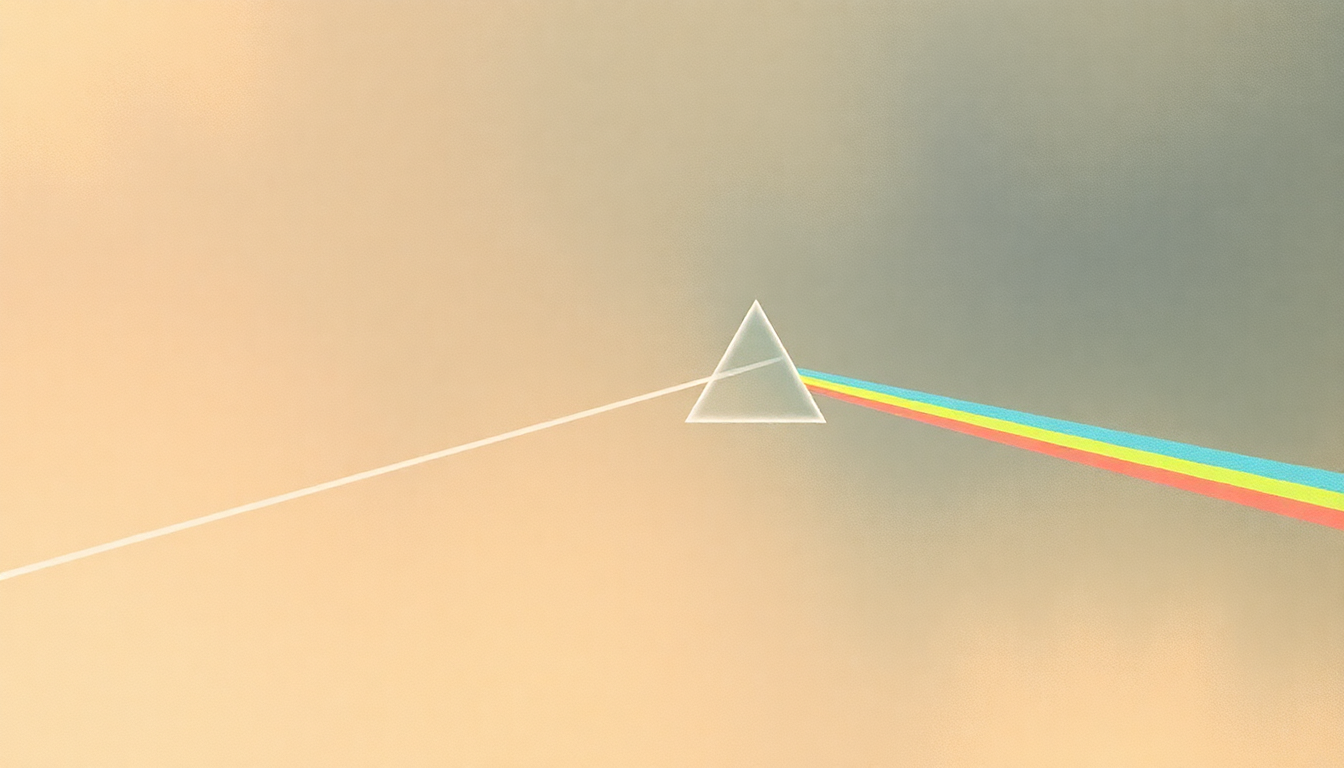 Fan-driven abstract illustration evoking the emotional arc of Coming Back to Life by Pink Floyd