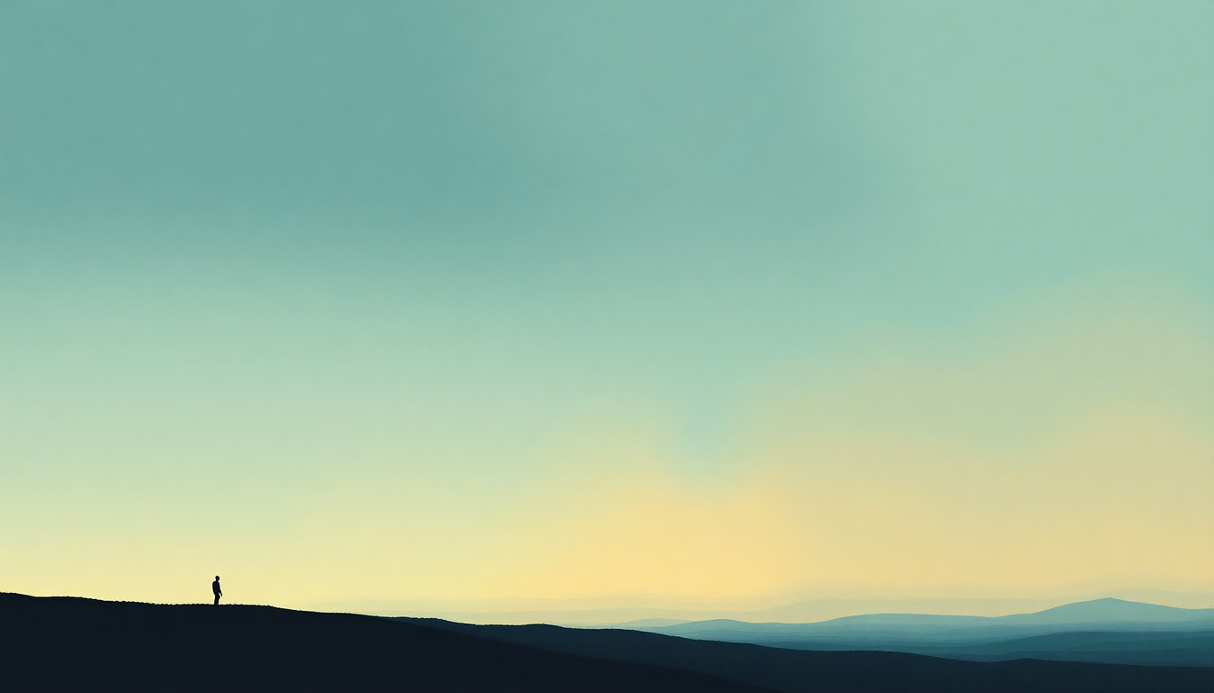 Fan-driven abstract illustration evoking the emotional arc of Coming Down by The Weeknd